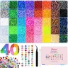 40000Pcs DIY Jelly Rhinestones synthetic beads With Kit for Bedazzling 3mm Multicolor synthetic beads Resin Flatback beads for Art Bedazzler Kit for Crafting Book Shoes Nail Art