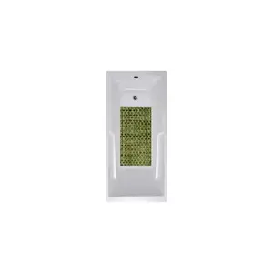 212 MAIN Anti-Slip Woven Texture Rectangle Bath Mat, 14x27 in NSM Olive, Decorative Digital Tub Safety Mat with Secure Grip for Bathroom Use