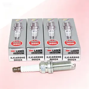 High Performance Iridium Spark Plug, ILKAR8H6 96024, Laser Iridium Spark Plug for Enhanced Fuel Efficiency, Fine Electrode Spark Plug for Reliable Ignition, Long Lasting Iridium Spark Plug Pack of 4