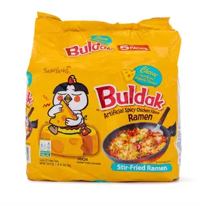 Samyang Buldak Ramen, Cheese Hot Chicken Flavor 4.94 oz*5 each