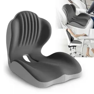 Integrated backrest and cushion - ergonomically designed - waist-protecting and hip-shaping cushion - a must-have for fatigue-free prolonged sitting - household lumbar pillow - suitable for offices, wheelchairs, homes and cars - corrects sitting posture