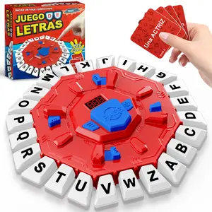 Juego de Mesa en Español con Pantalla Digital y 2 Modos de Juego, 35 Tarjetas Doble Cara, Ideal para Fiestas y Aprendizaje Interactivo, Juegos de Mesa para Niños y Adultos