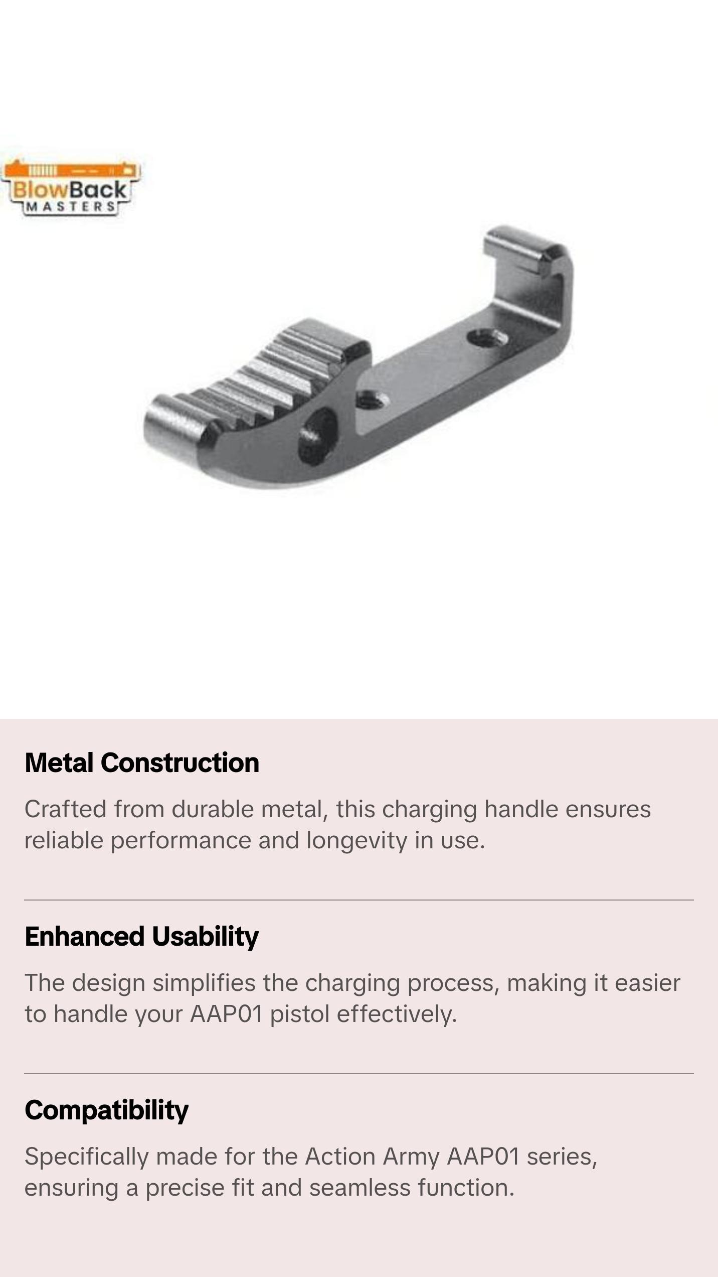 ACTION ARMY AAP-01 CNC CHARGING HANDLE TYPE 1