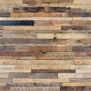Reclaimed Pine 3D Stacked Panels Sample
