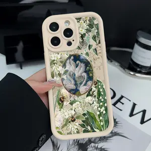 White Swan Rugged Durable Shockproof Anti-Scratch Soft Silicone Case for iPhone 17 16 15 Pro Max Plus 14 13 12 11 X XR Full Body Protection Non-Slip Design 1.2mm Raised Lips