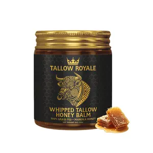 Tallow Royale – 100% Grass-Fed Beef Tallow Balm with UMF™ 10 Manuka Honey for Skin Repair & Rejuvenation