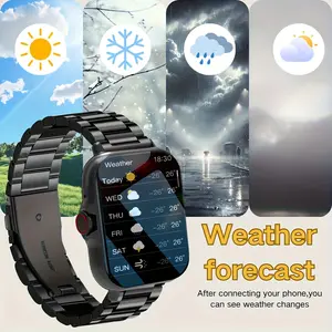 New smartwatch, suitable for both men and women - wireless calling/texting/multiple sports modes/remote camera control/fitness tracker, compatible with iPhone and Android, perfect as a holiday gift for men/women/friends/lovers/parents.