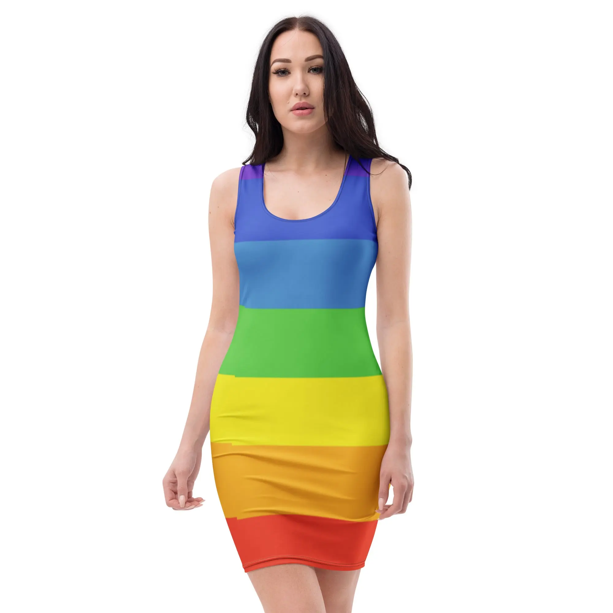 slim fit dress slacks Rainbow Fitted Dress (large Lion) – OG Hippie Chick