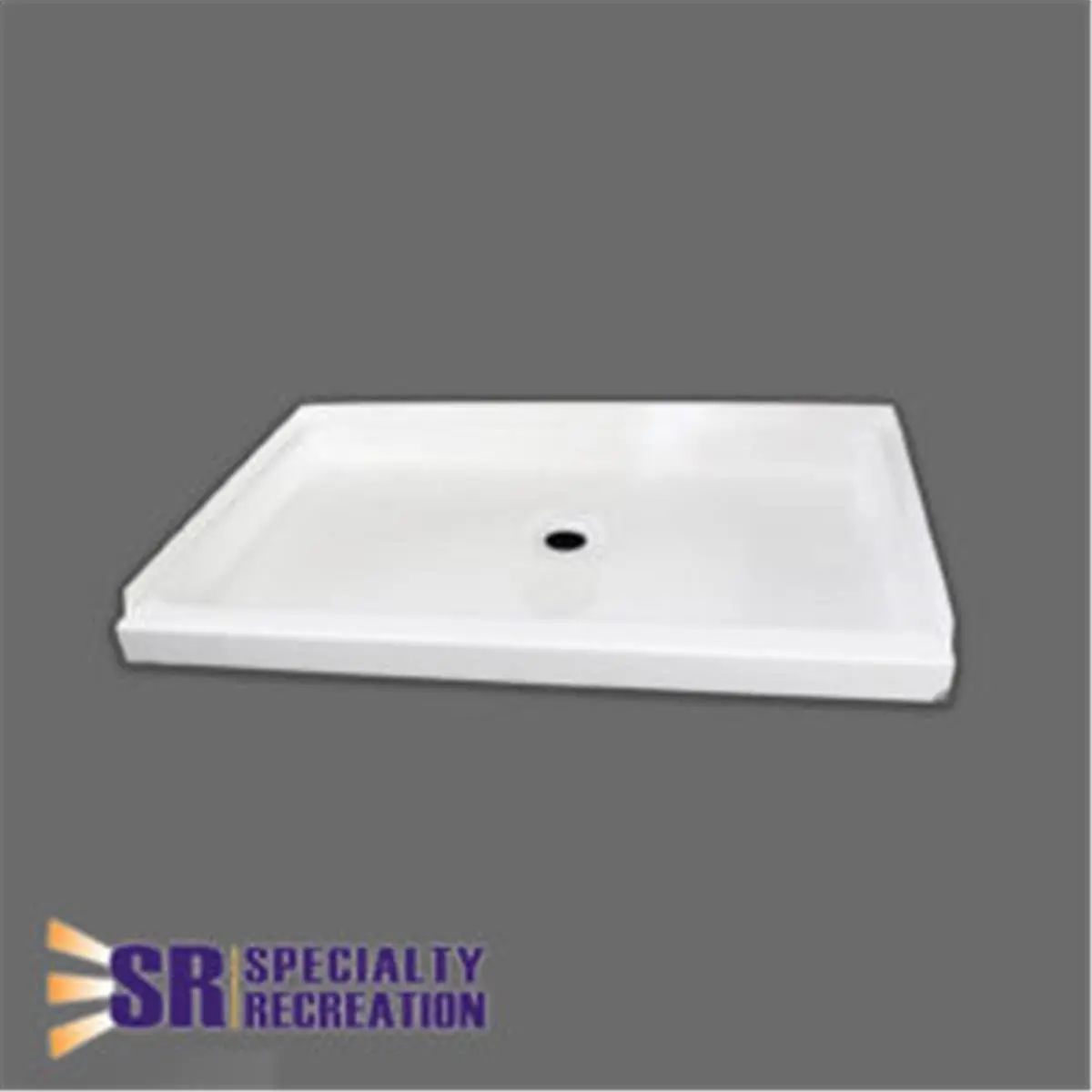 212 MAIN 24x24 in White Square Specialty Recreation Shower Pan