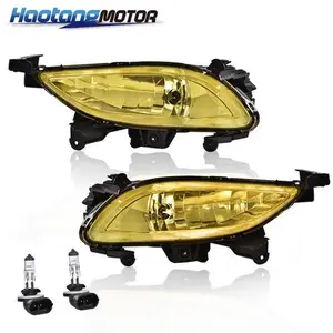 CROSSDESIGN Fog Lights Front Bumper Lamp w/ Bulb Kit Fit For 2011-2013 Hyundai 11-13 Sonata