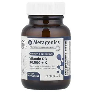 Metagenics Vitamin D3 10,000 + K, 60 Softgels