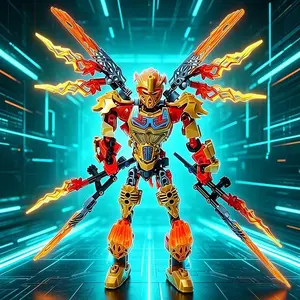 2026 Bionicle Building Block Anime Action Figures Warriors Collection Robot Mech Bricks Set Tahu Gali Onua Toys For Boy Gifts