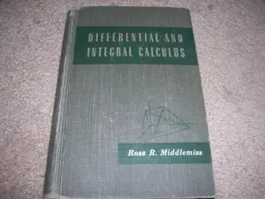 USED Book - Differential and Integral Calculus, by Ross R. Middlemiss (Hardcover) - english