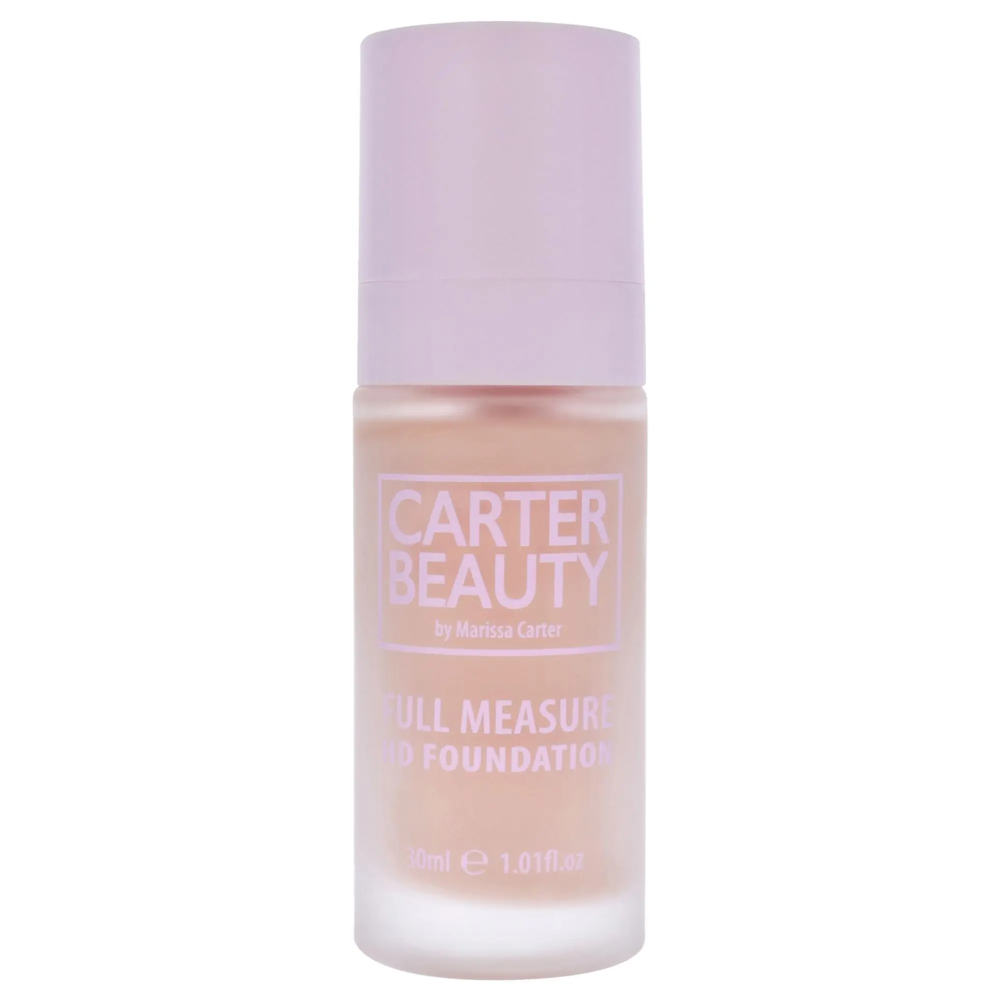 Carter Beauty Women's Full Measure HD Flawless Liquid Foundation - Meringue Shade, 1.01 oz Makeup Bottle
