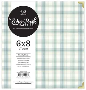 Echo Park Little Gentleman Plaid 6x8 Album
