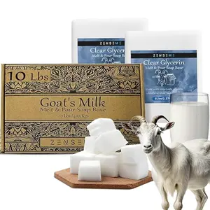 10 LBS Goat Milk Melt & Pour Soap Base | Natural, SLS-Free, Easy to Use | ZenseMe Soap Making Kit