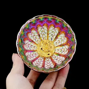 Iridescent Dragon Jianzhan Tea Bowl – Handmade Chinese Porcelain with Unique Kiln-Change Glaze