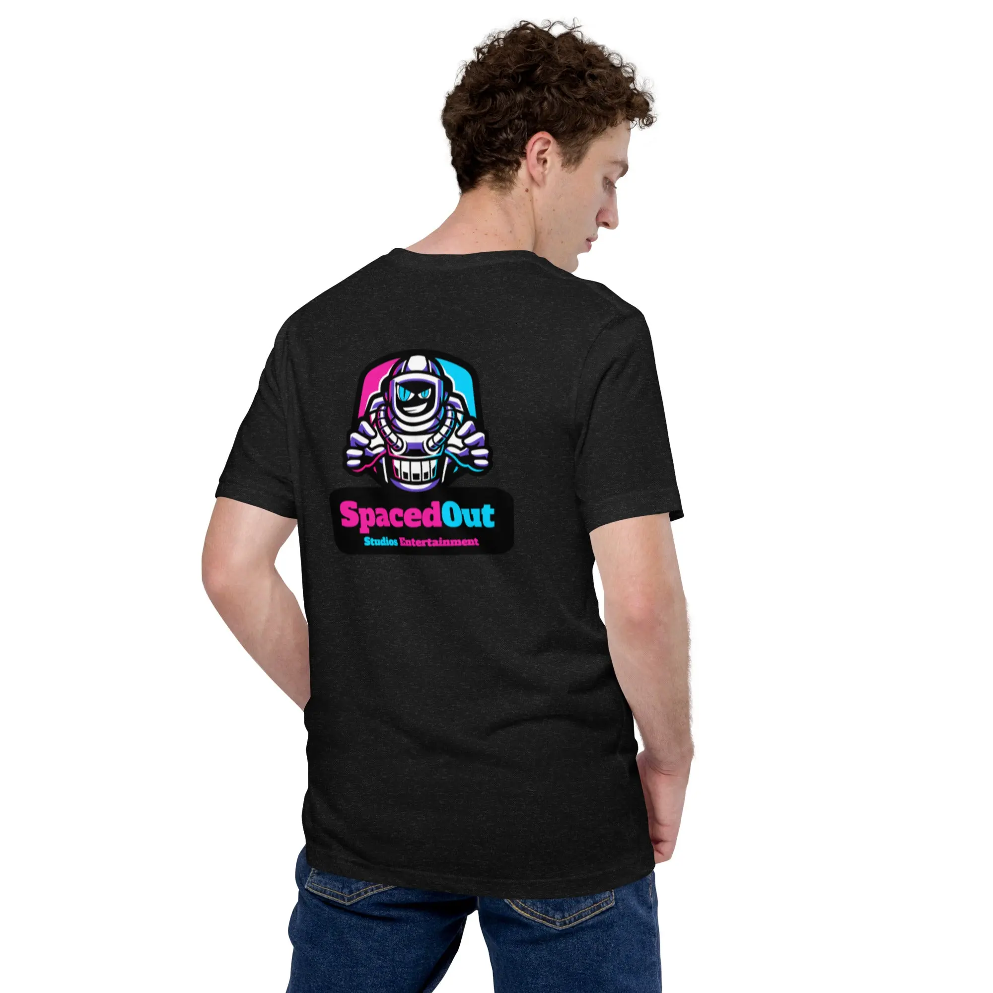 Unisex Classic Fit T-Shirt in Soft Combed Cotton, Solid Color Round Neck Short Sleeve Top, Lightweight & Pre-shrunk, Shortsleeve, Menswear, Pre-Shrunken, Black Heather