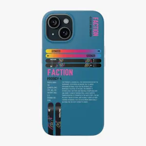 Faction Prodigy 4 Skiing Phone Case Snowboard and Ski Gear Design, Snow Sports Gift for Skiers Fit for iPhone 17 16 15 14 13 12, Samsung Galaxy