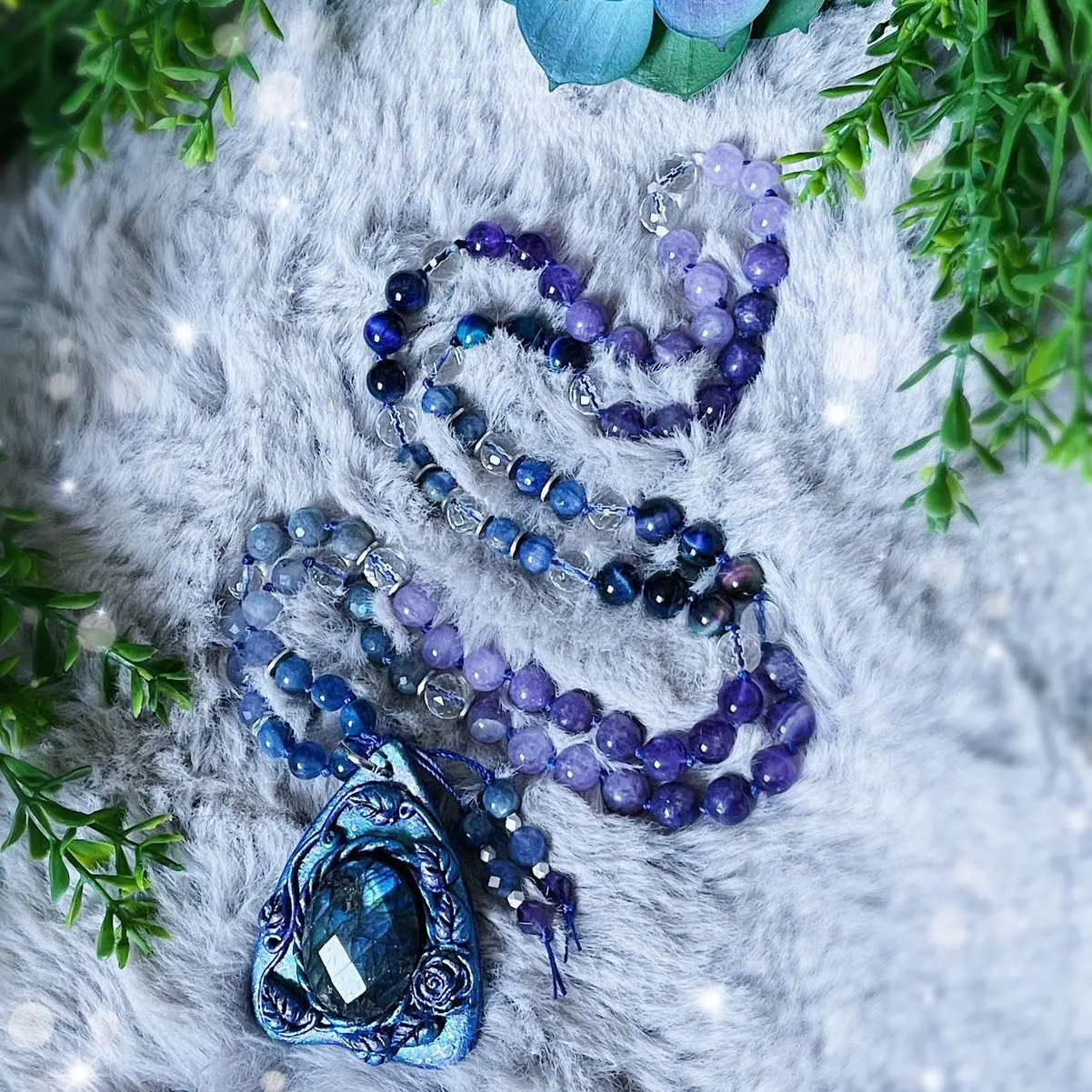 Divinely Protected Hand-knotted Necklace
