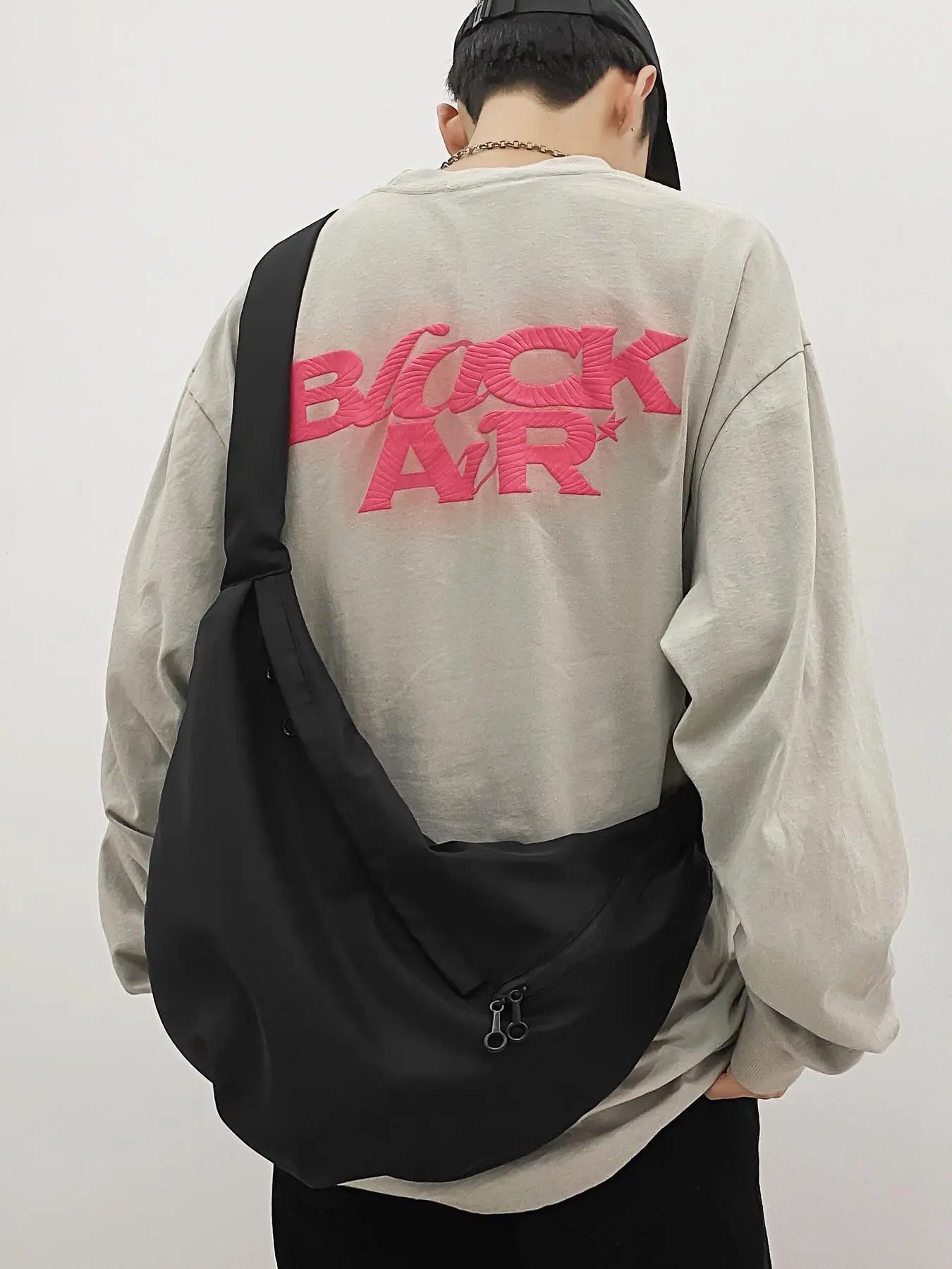 Men's Solid Color Large Capacity Crossbody Bag, Casual Messenger Bag, Casual Versatile Sling Bag for Daily Commute, Simple All-match Bag for Daily Life, Casual Crossbody Bags, Casual Fashion Bag, Shoulder Messenger Bag