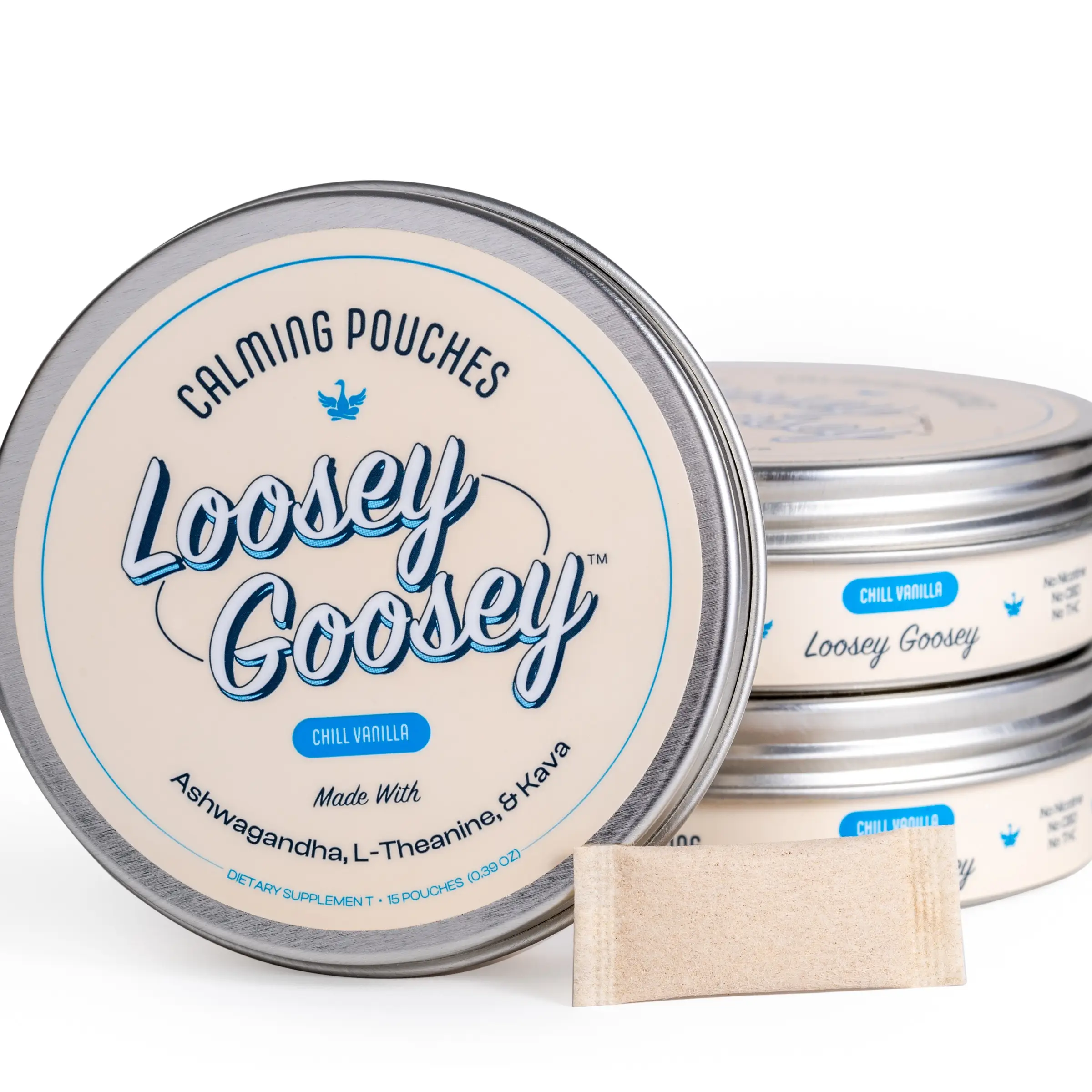 Loosey Goosey 3 Pack Calming Pouches with Ashwagandha For Ultimate Relaxation