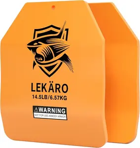 Curved Weighted Vest Plates – 8.75lb & 14.5lb Pair, Ergonomic Steel, High-Density for Training, Rucking & WODs