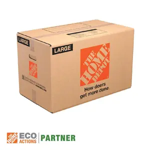 27 In. L X 15 In. W X 16 In. D Large Moving Box with Handles (10-Pack)