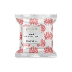 Farmasi Pearl Traditional Bar Soap 125g - Classic Pearl Design for Versatile Skin Cleansing & Luxurious Feel Body Care Daily