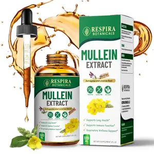 Mullein Leaf Extract - with Astragalus & Licorice Root, Sugar-Free, Vegan, Herbal Liquid Drops (4 Fl Oz)