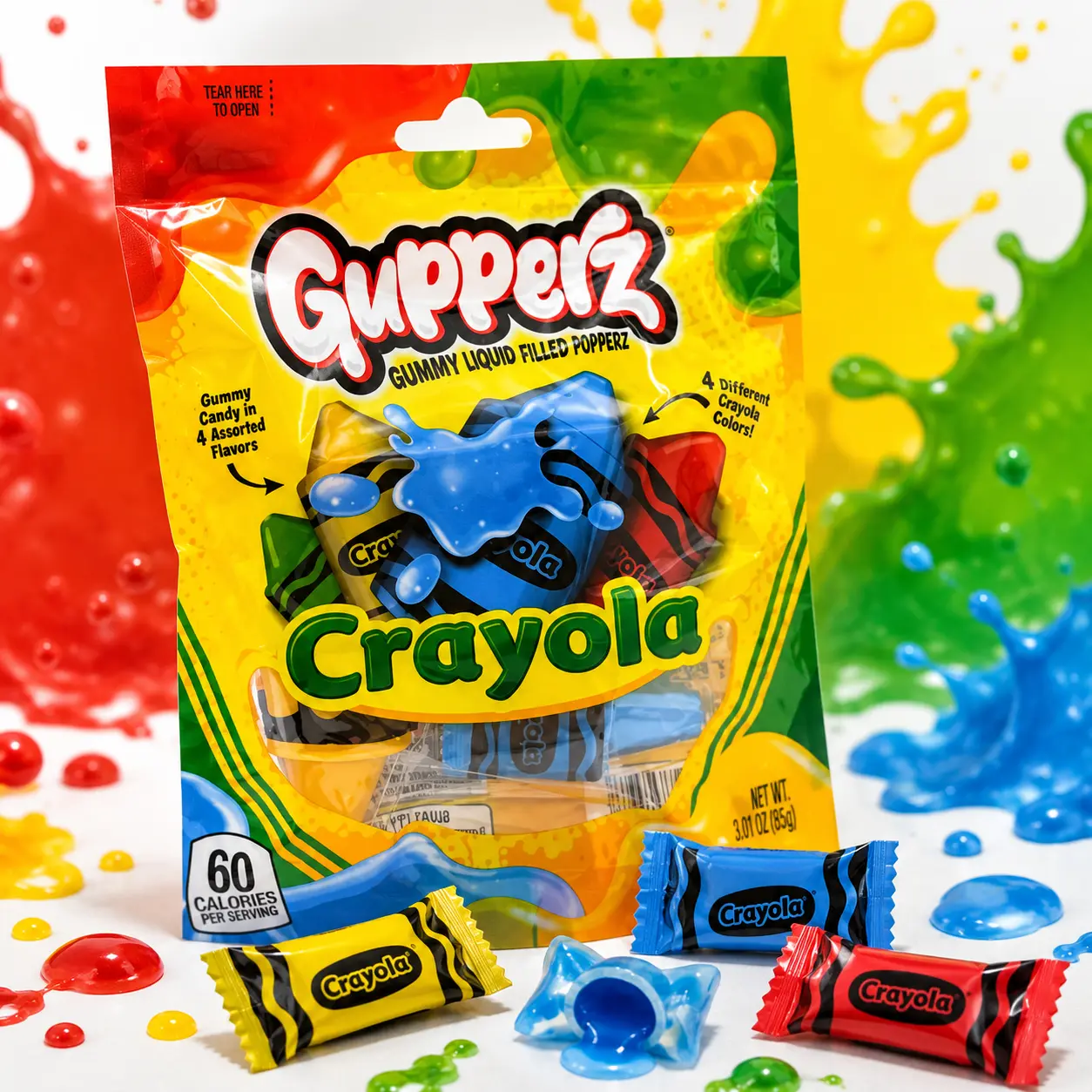 Gupperz Crayola Liquid Filled Gummy