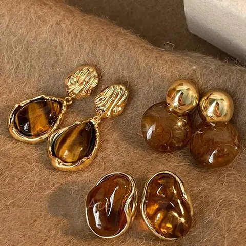 Vintage Elegant Earrings Set, Earrings Studs, Fashionable Earrings for Women, Daily Wear Accessories, Trendy Versatile Exquisite Jewelry, Perfect for Birthday Gift