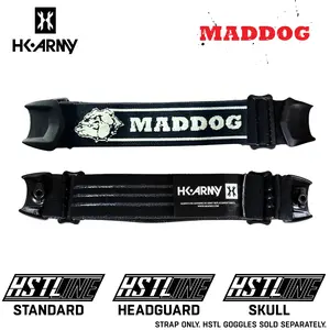 Maddog HK Army HSTL Goggle Strap w/ Clips | Replacement Strap for HSTL Goggles