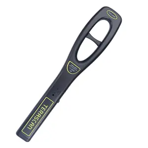 Professional Security Wand – Detect Weapons & Hidden Metals Fast Lightweight Handheld Metal Detector – One-Button Operation