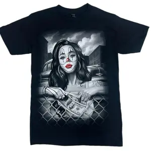 Straight Clowning Payasa Hard Life T Shirt Cotton Menswear Tshirt Streetwear for Daily Life Work & Shopping