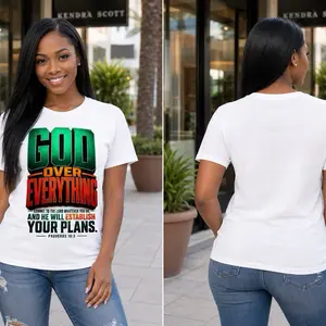 God Over Everything Christian Women's Relaxed T-Shirt