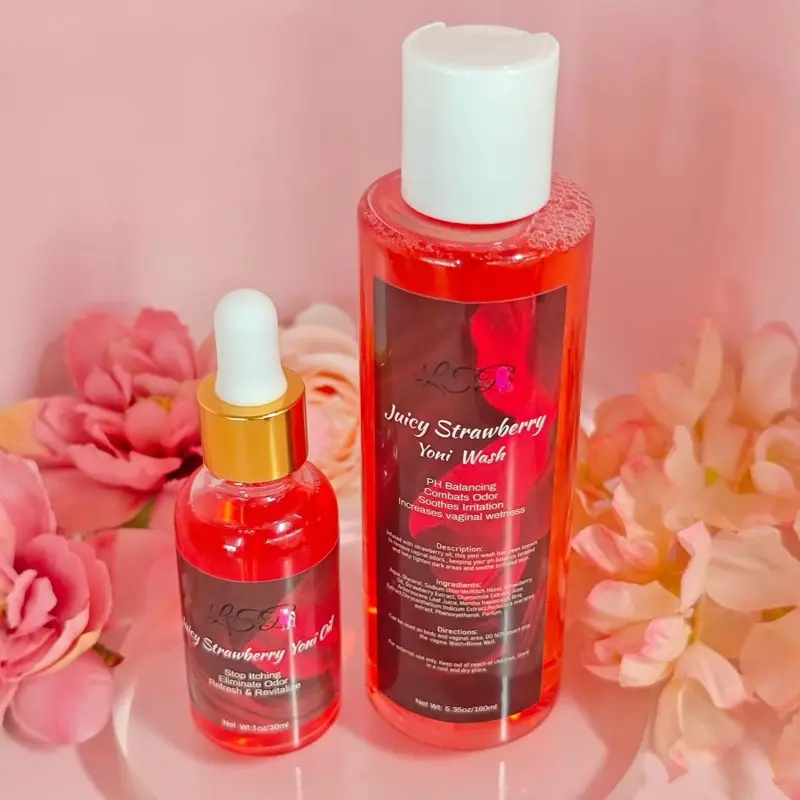 Yoni Peach Wash Gel and Oil Comfort - 100% Natural Formula