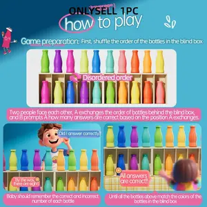 Color Guessing Fun Drink Game, Memory Training, Perfect for Family Gatherings, Birthday Parties, Team Games, Strategic Thinking