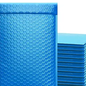 Sports Bubble Mailers - Blue Packaging with Textured Design for Versatile Use in Sports and Event Communications