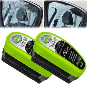 Upgraded Car Oil Film Cleaning Brush, Reusable Oil Stain Cleaner, Windshield Coating, Anti-Fog Glass Brush, Windshield Cleaning Tool, Car Cleaning Supplies