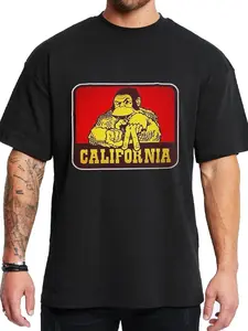 California CA WestCoast Monkey West Side Chicano Clothes Chicana Cholo Lowrider Style Unisex Hoodie Medium Heavy Sweatshirt for Men & Women Streetwear - Menswear, Fabric