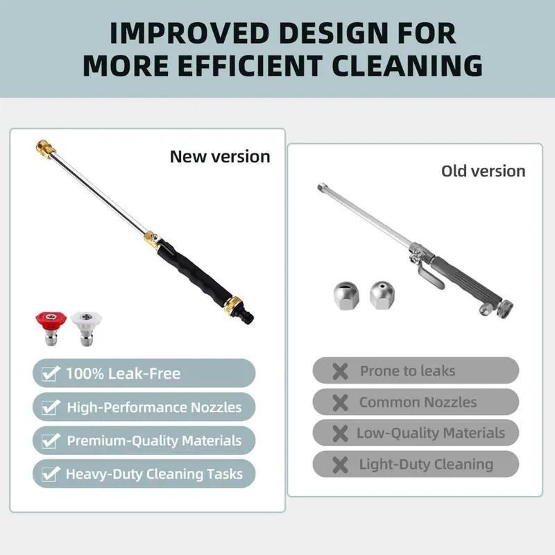 Jet Nozzle Power Washer for Garden Hose, Includes 2 High-Pressure Nozzles and Quick Connectors | Hydro Jet High Pressure Washer Tools for Car Wash, Patio, Driveway & Outdoor Cleaning Jet Nozzle Power Washer for Garden Hose, Includes 2 High-Pressure Nozzles and Quick Connectors | Hydro Jet High Pressure Washer Tools for Car Wash, Patio, Driveway & Outdoor Cleaning