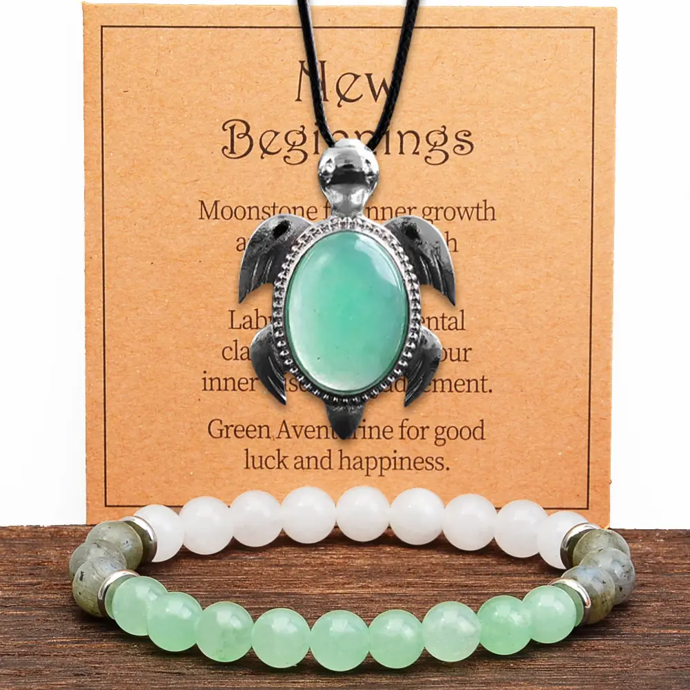 Couple Jewelry Set New Beginning Necklace Set For Men,Anxiety Necklace For Women,Christmas Gift For Couples