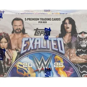 1 (ONE) FULL BOX - 2025 Topps WWE Exalted Wrestling Hobby Box - Must be open live!