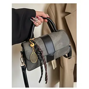 Leather Crossbody Bag Retro Backpack Fashion Handbag for Women Travel(with accessories)