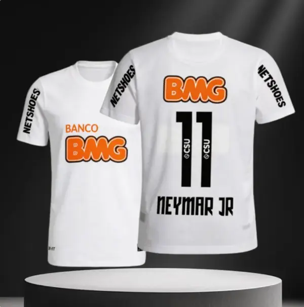 NO.11  JR 11 12 Home Short Sleeve Jersey Retro Soccer Jersey White