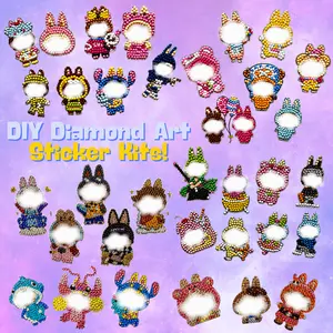 Kawaii Diamond Art Sticker Kit – Cute Sparkly DIY Gem Craft for Kids & Teens