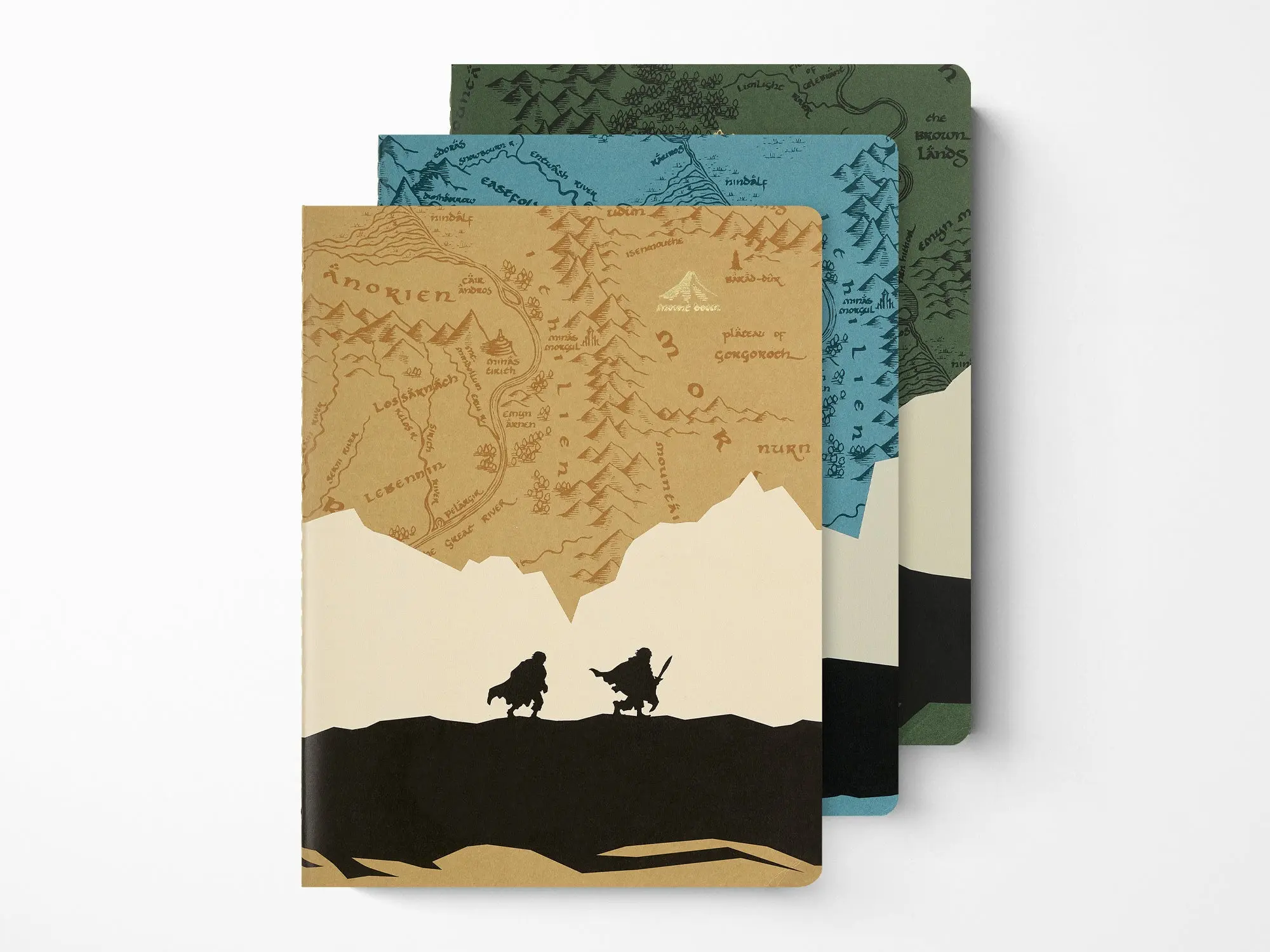 Moleskine Lord of the Rings Characters XL Cahier Set of 3 Ruled Notebooks
