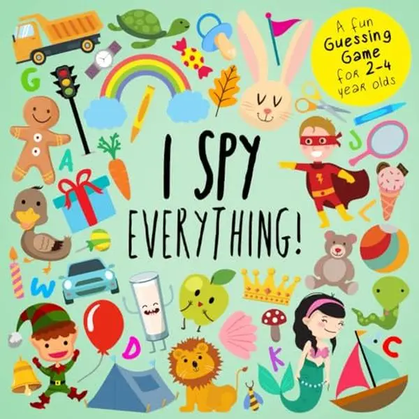 USED Book - I Spy - Everything!: A Fun Guessing Game for 2-4 Year Olds (I Spy Book Collection for Kids) by Books For Little Ones (Paperback) - english