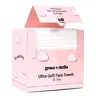 Disposable Face Towels – Ultra-Soft, Hygienic, Eco-Friendly, Breakout Prevention Cleansing Cloths by grace & stella